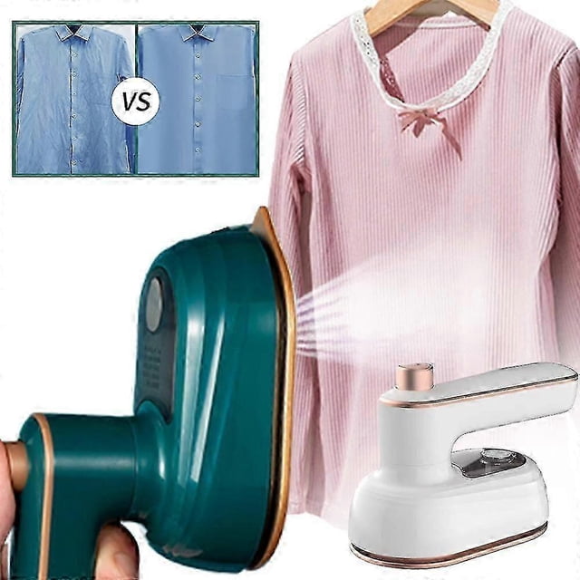Portable handheld iron, mini clothes steamer iron, collapsible travel steamer, ironing machine support home and travel wet and dry ironing