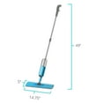 thumbnail image 3 of True & Tidy Tidy Large Microfiber Swivel Spray Mop, Blue, 3 of 15