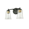 thumbnail image 4 of Millennium Lighting  Abilene 2/3 Light Vanity Fixture 2 Light - Matte Black, 4 of 5