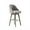 Grey, variant on Gracie Mills Cathryn Experience Comfort and Style with Our Swivel Seat Bar Stool - GRACE-13690