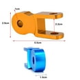 thumbnail image 3 of relayinert Height Extension Shock Absorber Motorbike Up Riser Improved Stability and Control Silver 55mm 1Set, 3 of 6
