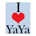 thumbnail image 2 of CafePress - I Love (Heart) Yaya Baby Onesie - Baby Light Bodysuit, Size Newborn - 24 Months, 2 of 4