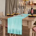 thumbnail image 2 of Table Runners 90 Inches Long Dress Scarves, Turquoise Farmhouse Coffee/Dining/Kitchen Table Runner for Living Room, Modern Abstract Art Ombre Striped 13x90 Inch, 2 of 9