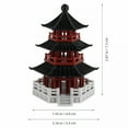 thumbnail image 2 of XIBUFE 2026 New Mini Pagoda Statue Miniature Pagoda Decor Mini Japanese Fairy Garden Figurines for Zen Garden Bonsai Terrarium Decoration, 2 of 7
