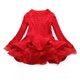 thumbnail image 3 of Girls Red Christmas Long Sleeve Knitting Dresses Witnter Warm Birthday Party Ruffle Princess Costume Kids Vestido, 3 of 4