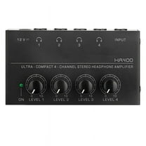 HA400 Headphone Amplifier 4-Way Monitor Headphone Amplifier Headphone Monitor Amplifier w C1997