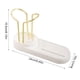thumbnail image 4 of Kearding Estante para fregadero, soporte desmontable, soporte para cepillo ordenado, contenedor de almacenamiento, herramientas de limpieza, Cocina y Comedor Blanco, 4 of 6