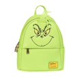 thumbnail image 3 of Loungefly Dr. Seuss The Grinch Green Mini Backpack PU Leather Purse Knapsack, 3 of 4