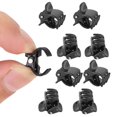 thumbnail image 1 of Haosie Mini Juego de Pinzas para el Cabello - 100 Elegantes Pinzas para la mandíbula de plástico Negro Antideslizantes Garras y Abrazaderas de Corona Accesorios para el Cabello para niñas y Mujeres, 1 of 5