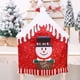 thumbnail image 2 of Sombrero de Navidad Funda para silla Impresión de dibujos animados Sala de estar Comedor Arreglo Suministros Papá Noel Elk Muebles Funda para Kits de decoración para fiestas Muñeco de nieve Inteprter HA069379-02, 2 of 6