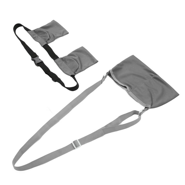 Sac de Drainage de Chirurgie, Ceinture Élastique Réglable Confortable de Support de Drain de Mastectomie Réutilisable avec le Sac de Douche pour la Récupération Gris