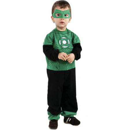 Green Lantern Hal Jordan Jumpsuit Baby Costume