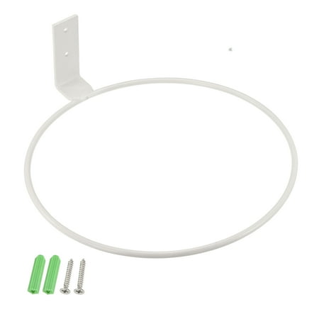 

Uxcell 8 Inch Ring Wall Mounted Stand Rack Flower Pot Holder White
