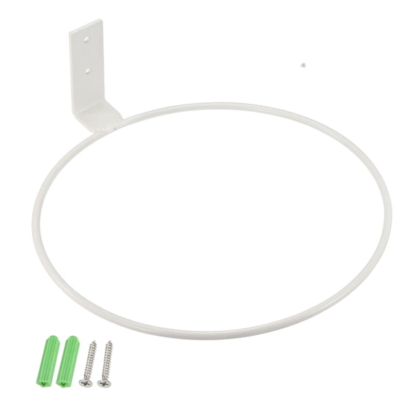 Soporte de pared en forma de anillo de 8 pulgadas para macetas, blanco, paquete de 3