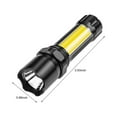 thumbnail image 3 of Needhep Dual Light Sources Compact Pocket Clip LightMulti-Purpose Handheld Flashlight, Solar LEDCamping Light, Multi-Purpose Small Flashlight for Car for Night Astronomy Outdoor Camping (), 3 of 6
