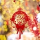 thumbnail image 4 of ¡No Te Lo Pierdas!, Decoración de Año Nuevo vietnamita 2024, bendición estéreo, borla, lazo redondo, decoración colgante de Año Nuevo chino, Año Nuevo chino rojo Akmoler, 4 of 9