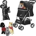 thumbnail image 2 of Carriola Plegable Mascotas Perros Gatos Pet Houzer  Negro, 2 of 9