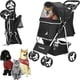 thumbnail image 2 of Carriola Plegable Mascotas Perros Gatos Pet Houzer  Negro, 2 of 9