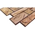 thumbnail image 2 of 3D Wall Panel Natural Sawn Limestone Design, Colors Beige Brown Pink, Raised Texture, Size 23.5 Inches by 17.25 Inches, 2 of 2