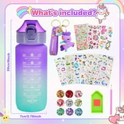 Decorate Your Own Water Bottle for Girls, Gifts for 5 6 7 8 9 Year Old Girls, Unicorn Painting Craft Girls Birthday Gifts, Unicorn Themed Craft Kits for Girls Ages 6-12