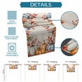 thumbnail image 7 of Table Runners 120 Inches Long Dress Scarves, Orange Blue Pumpkins Fall Farmhouse Coffee/Dining/Kitchen Table Runner for Living Room, Thanksgiving Fallen Leaves 13x120 Inch, 7 of 7
