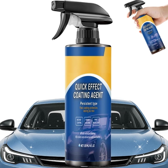 Waterless Car Wash, Quick Effect Coating Agent, Waterless Wash, Spray Wax Polish, Easy Apply Auto Care Agent for Cars, Trucks