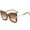 Brown Tortoise Frame/Brown Lens, variant on Ginsiom Trendy Oversized Square Sunglasses for Women Cat Eye Butterfly Womens Sun Glasses