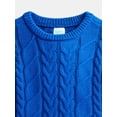 thumbnail image 2 of Wonder Nation Toddler Boys Cable Knit Sweater, Sizes 12M-5T, 2 of 3