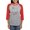 Heather/Red, variant on CafePress - Cute Alpaca - Womens Baseball Tee