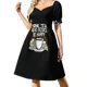 thumbnail image 2 of Beber té Leer libros Ser feliz Amante de los libros Vestido sin mangas Vestido de lujo Ropa de mujer Vestidos de verano para mujer Vestido, 2 of 7