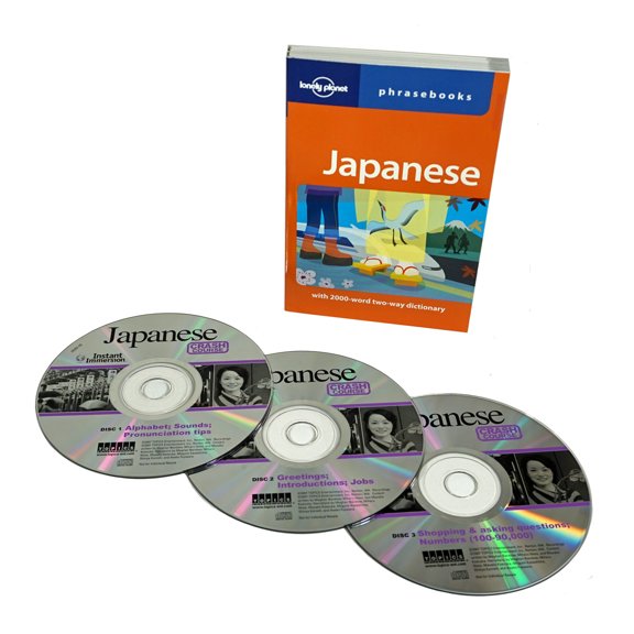 Instant Immersion Japanese Language (3 Audio CDs) & Phrasebook - Audio instructions that you can listen to and take anywhere