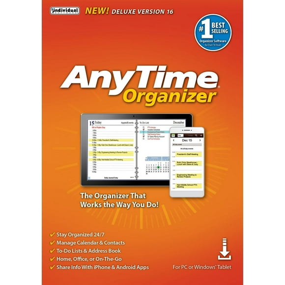 AnyTime Organizer Deluxe 16 [Digital Code]
