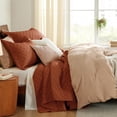thumbnail image 4 of Colchas ligeras Quilt Bedsure tamaño queen, color rojo y naranja, 4 of 7