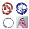 thumbnail image 2 of Trendy Arabian Headband with Adjustable Size Arabian Style Keffiyeh Headscarf Rope for Parties and Religious Ceremonies, 2 of 8