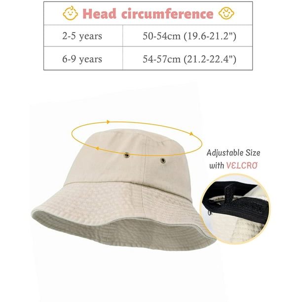 FURTALK Kids Bucket Hat Cotton Summer Toddler Sun Hat for Boys