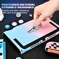 thumbnail image 4 of Fzchun Coque Rigide de Protection pour Nintendo Switch 2 (2025), Coque de Protection PC pour Joy Con, Protecteurs de Manette JoyCon Détachables Antichoc et Résistants aux Rayures, 6 Poignées - Bleu Rose, 4 of 4