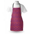 thumbnail image 4 of Paisley Apron, Oriental Themed Pattern of Motif with Floral Inspirations, Unisex Kitchen Bib with Adjustable Neck for Cooking Gardening, Adult Size, Magenta and Multicolor, by Ambesonne, 4 of 4