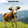 thumbnail image 3 of BESTYASH Copper Grazing Bell for Farming Dark Brown Antilost Bell Sheep and Cows 2pcs, 3 of 4