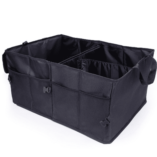 Caja de almacenamiento para automóvil, organizador de maletero plegable con muchos compartimentos a prueba de agua para el almacenamiento de utensilios de transporte de pedidos de compras Xemadio ZJWJ188