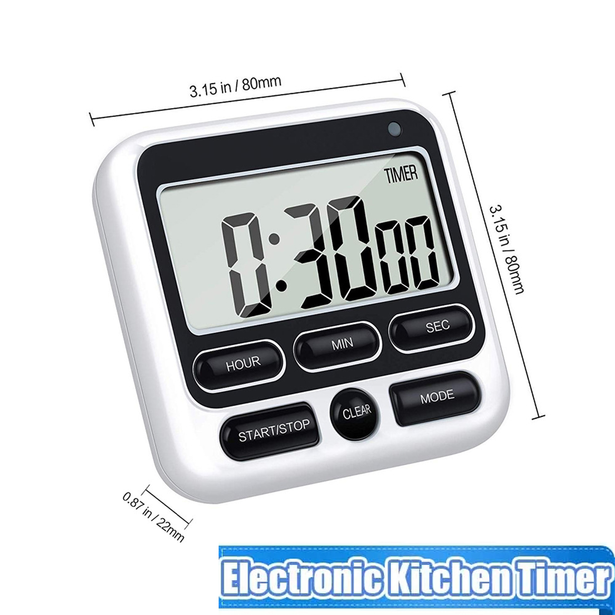 Digital Kitchen Timer Cooking Timer LCD Digital Countdown Timer Digital