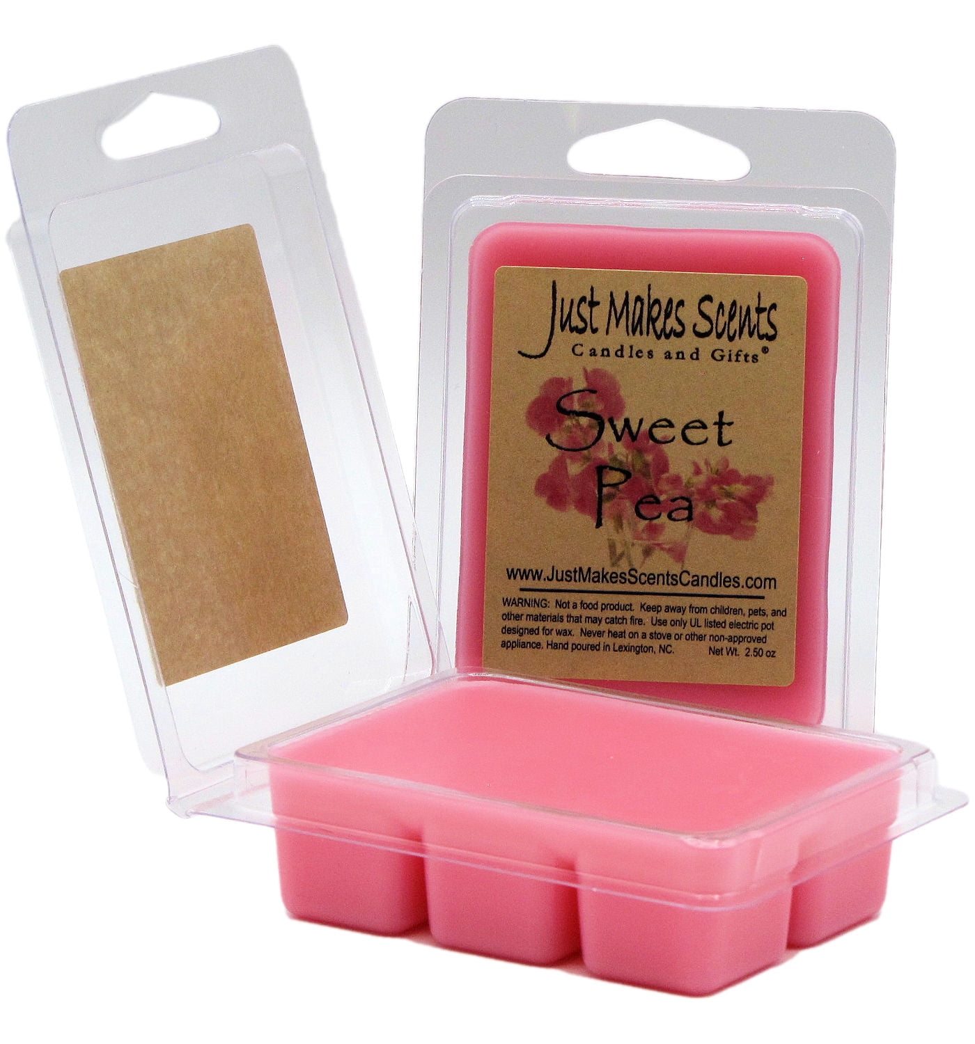 Just Makes Scents Pumpkin Pie Wax Melts - 2 Pack, Hand-Poured Soy Wax, Fall Home Fragrance