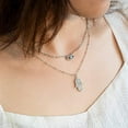 thumbnail image 7 of Hamsa Hand Necklace Hand of Fatima Evil Eye Protection Good Luck Gifts, 7 of 7
