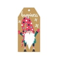 thumbnail image 4 of Bewildely Etiquetas de bolsa de 100 piezas Feliz Navidad papel Kraft caja de regalo tarjetas DIY Santa Claus artesanía decoración etiquetas Chirstmas con Kits de decoración para fiestas cinco Bewildely HA007732-04, 4 of 6