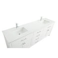 thumbnail image 7 of Elegant Kitchen and Bath 84 Inch Double Bathroom Vanity In White, 7 of 7
