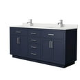 thumbnail image 3 of Wyndham Collection Wcg262672d-Qtz-Unsmxx Beckett Tk 72" Free Standing Double Basin Vanity, 3 of 7