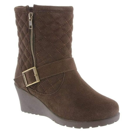 Bearpaw Women's Natasha Snow Boots Brown Sheepskin 5 M