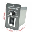 thumbnail image 4 of High Motor Speed Regulator Motor Speed Controller 12V-60V 10A Reversible Regulator Easy t, 4 of 10