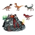 thumbnail image 1 of Simulación de volcán eléctrico con lámpara roja y sonido, de acción de juguete, en erupción, propulsión de enseñanza explosiva para niños A, 1 of 8
