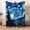 1, variant on 1pc Van Gogh Starry Sky Soft and Warm Blanket-Lightweight Flannel Throw for Sofa, Office, Chair. Camping, Travel, Climbing Flanjavascript:nel Fabric Printing Blankets, Gifts for Friends