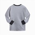 thumbnail image 6 of TOWED22 Toddler Boys Winter Clothes 2Pcs Long Sleeve Graphic Pullover Tee Elastic Waist Pants Cozy Outfits(Yellow,4-5 Y), 6 of 8